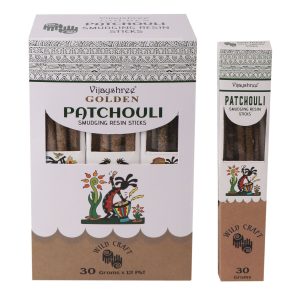 Vijayshree Golden Patchouli Smuding Resin Sticks